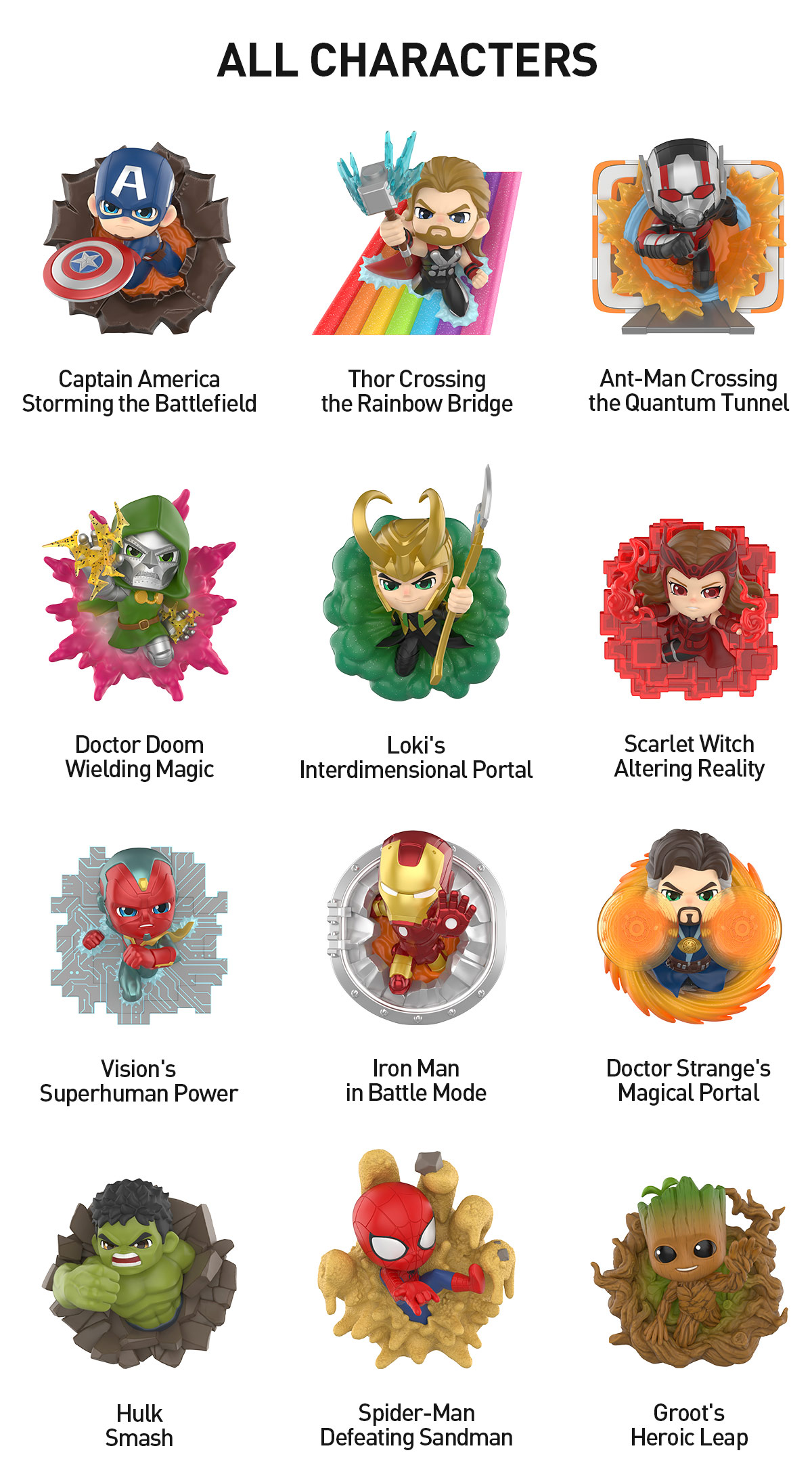 POPMART マーベル アクロス ザ インフィニット Marvel Across the Infinite Series Figures - POP MART (Japan)