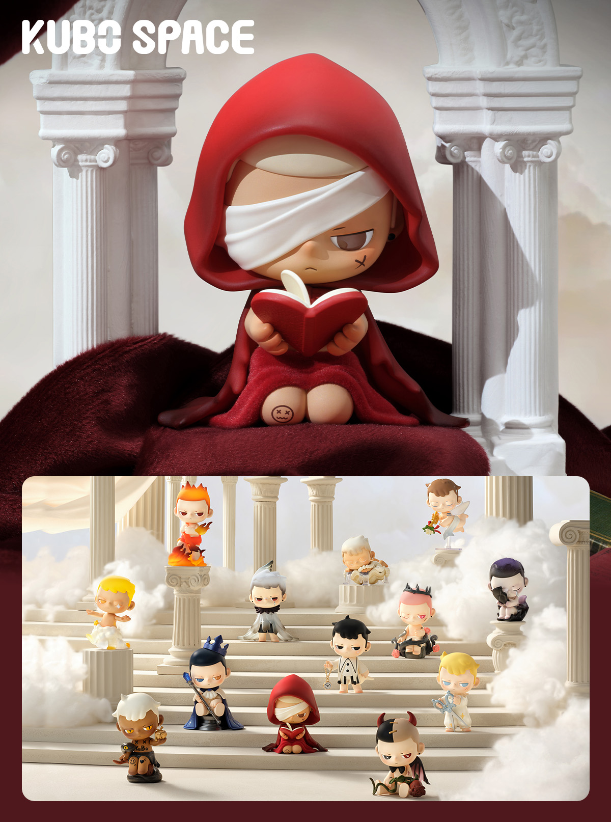 KUBO High-End Minimal IP｜Walks Of Life & Space Blind Boxes｜POP