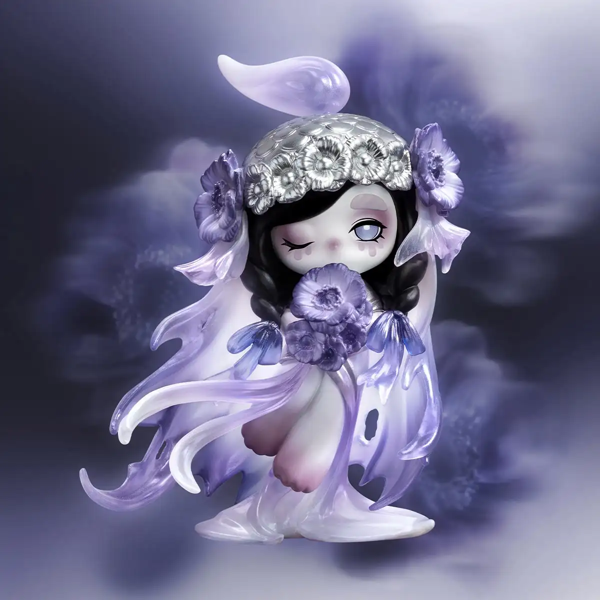 CHAKA Anemones in the Wind Figure