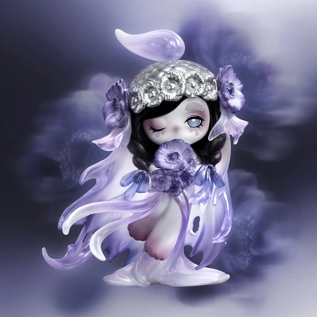 CHAKA Anemones in the Wind Figure