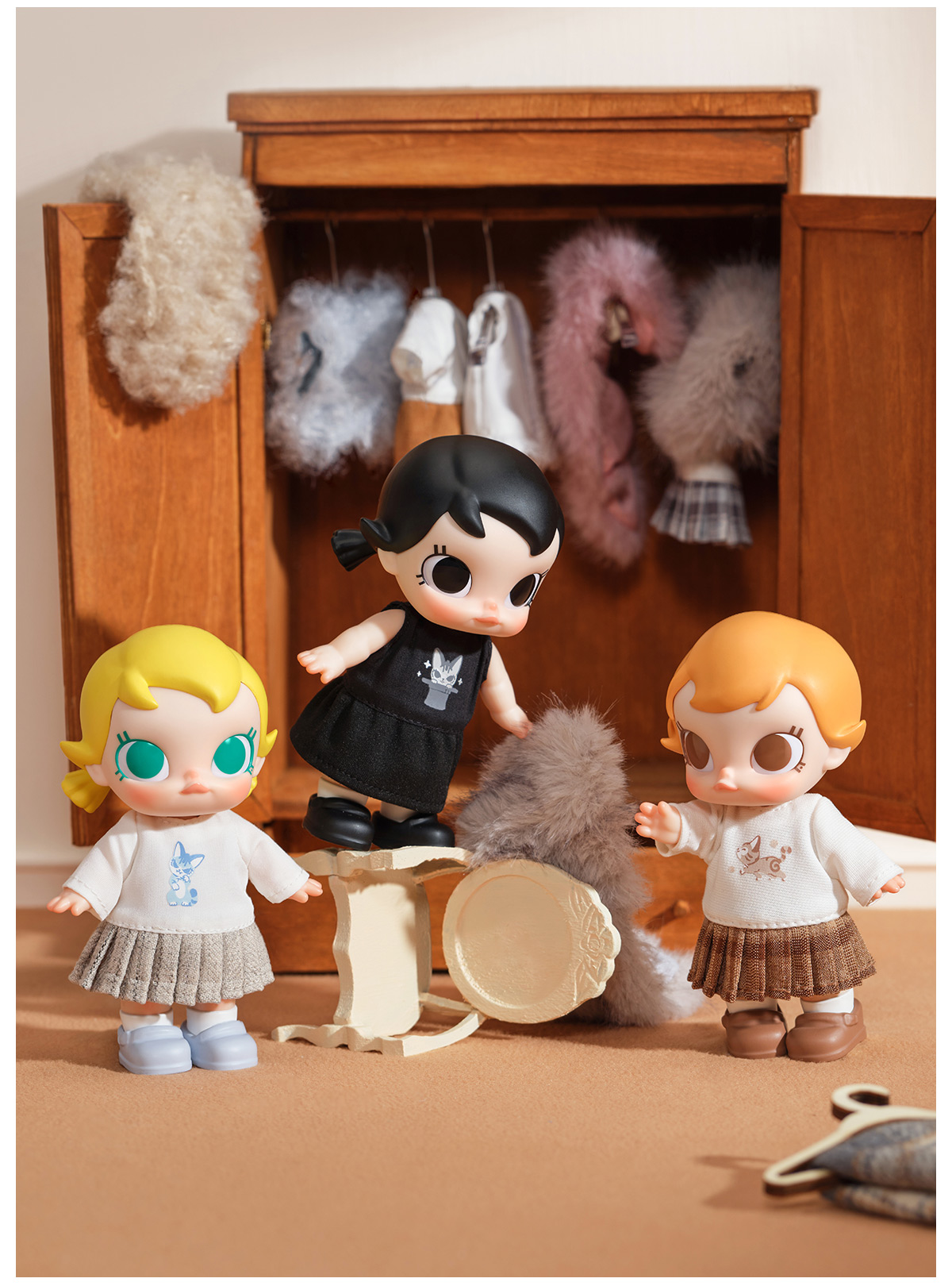 POP NOW:Baby Molly Winter Fit Check Series-Vinyl Plush Pendant