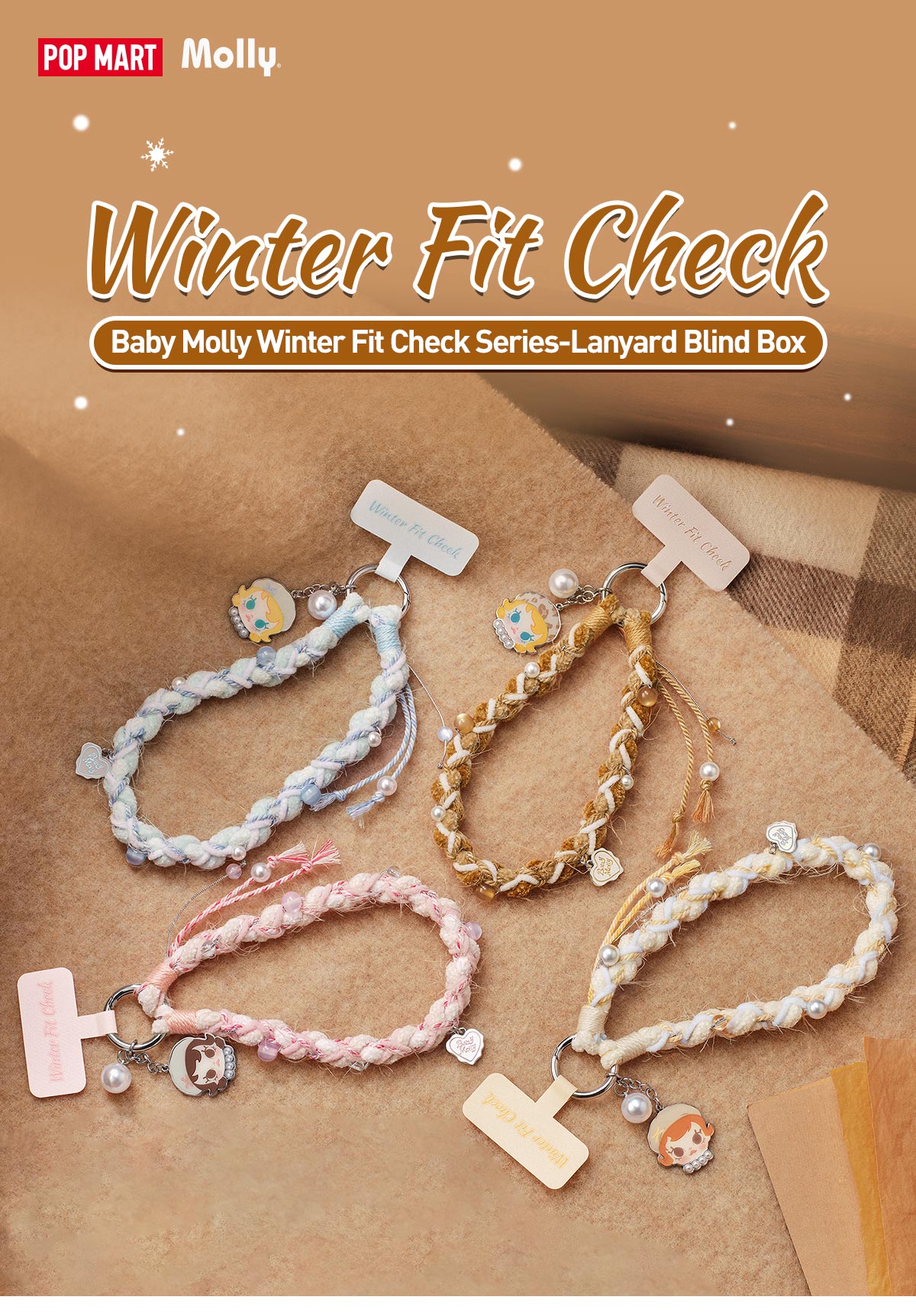 POP NOW:Baby Molly Winter Fit Check Series-Lanyard Blind Box - POP