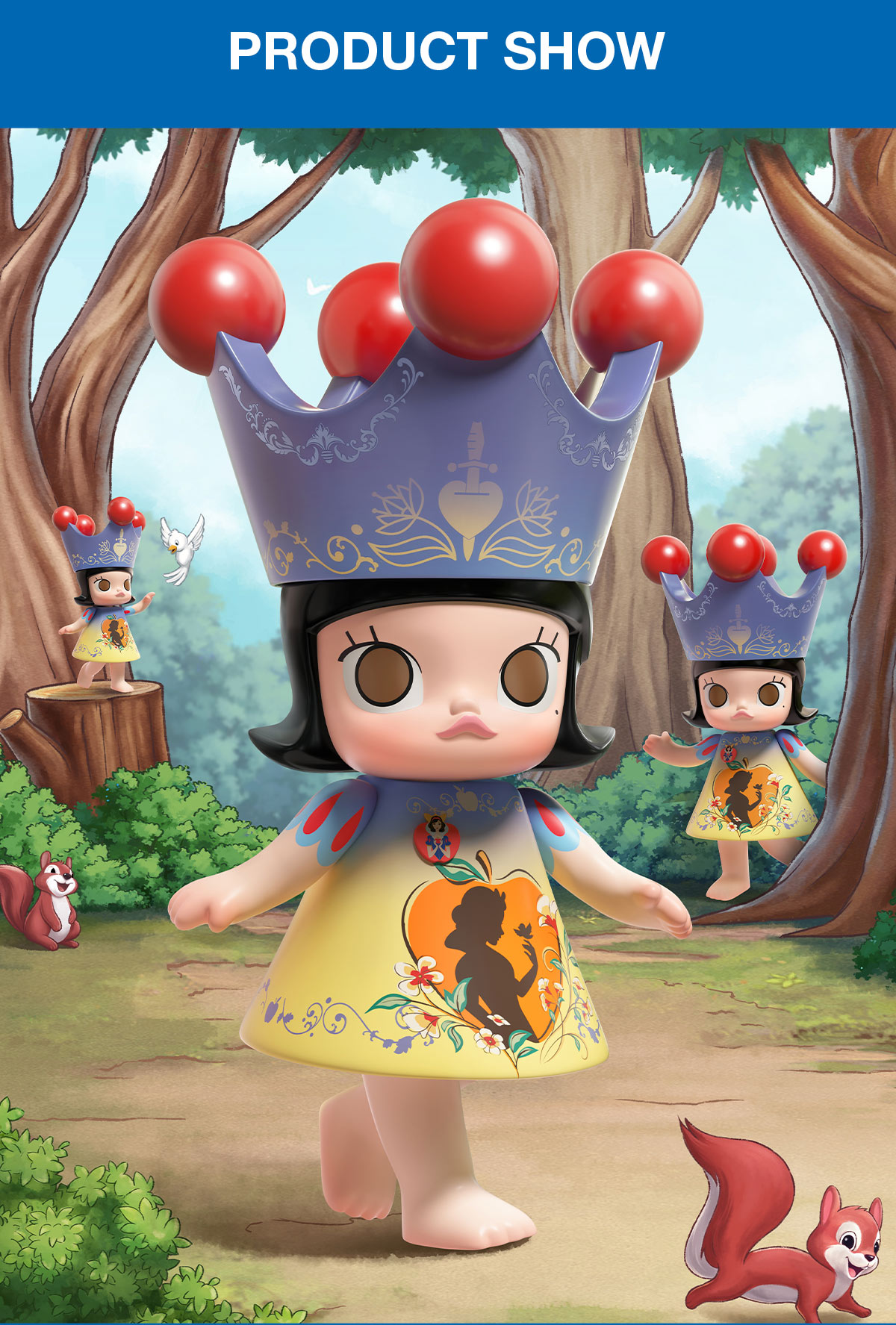 MEGA ROYAL MOLLY 400% Snow White - POP MART (United States)