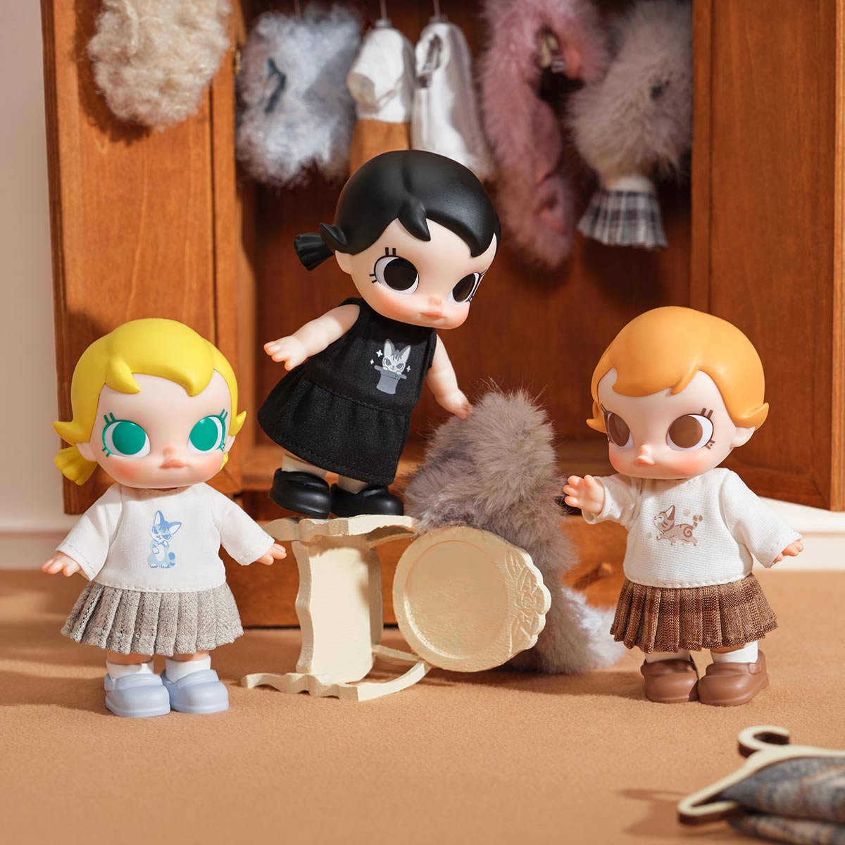 Baby Molly Winter Fit Check シークレット Baby Molly Winter Fit Check Series-Vinyl Plush Pendant Blind Box