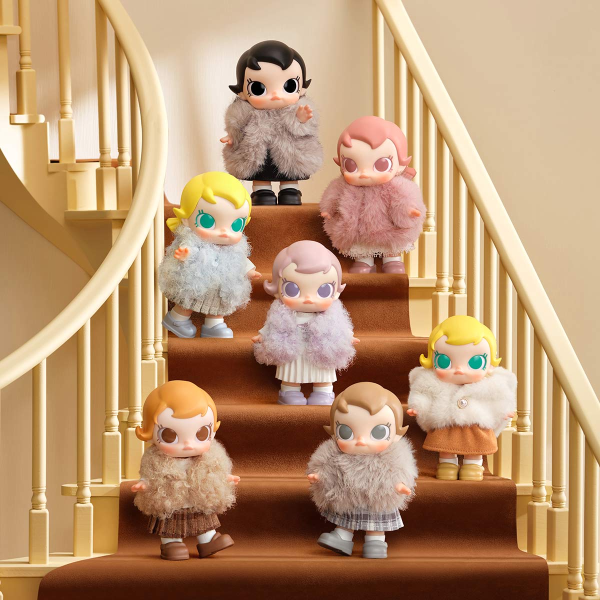 シークレット BABY MOLLY Winter Fit Check POP NOW:Baby Molly Winter Fit Check Series-Vinyl Plush Pendant