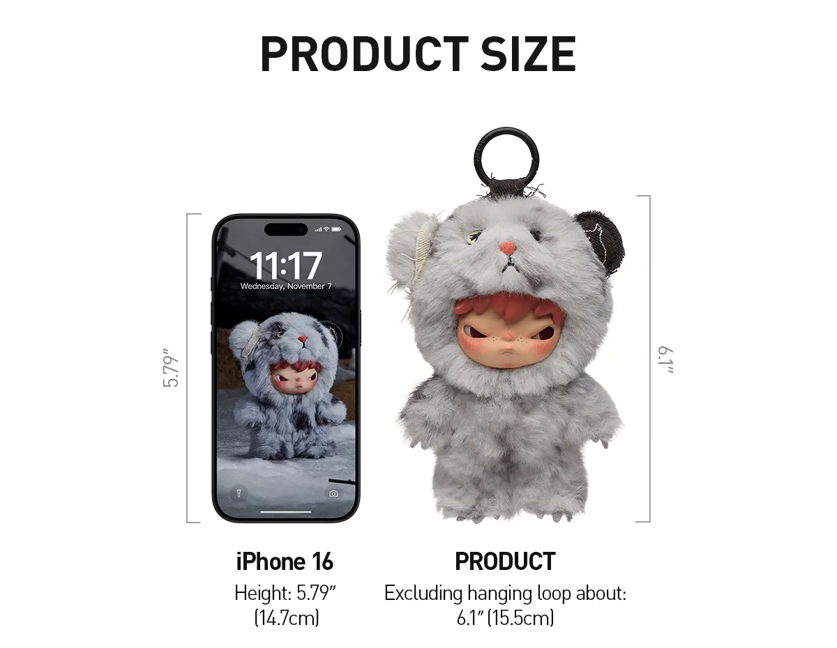 Hirono Road Journal Series-Plush Doll Pendant 12 format,webp