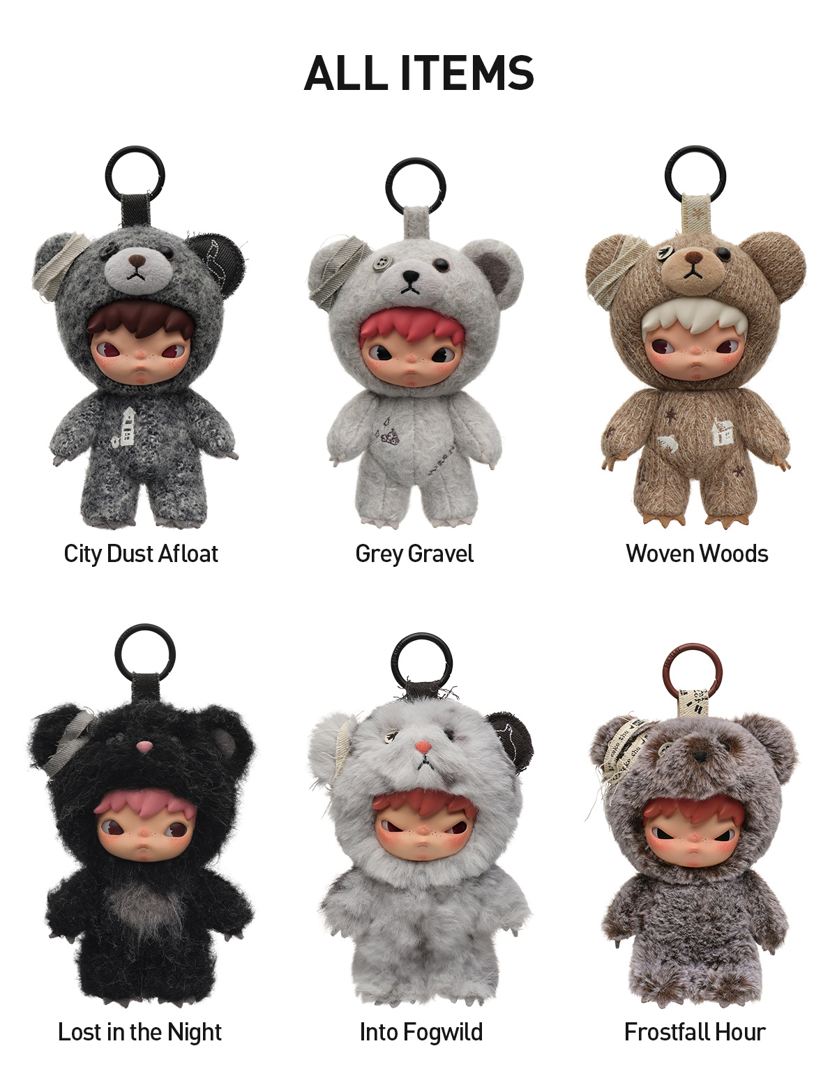 POPMART Hirono Road Journalシリーズ アソート ヒロノ Authentic Hirono Road Journal Series Blind Box Plush Doll Gift