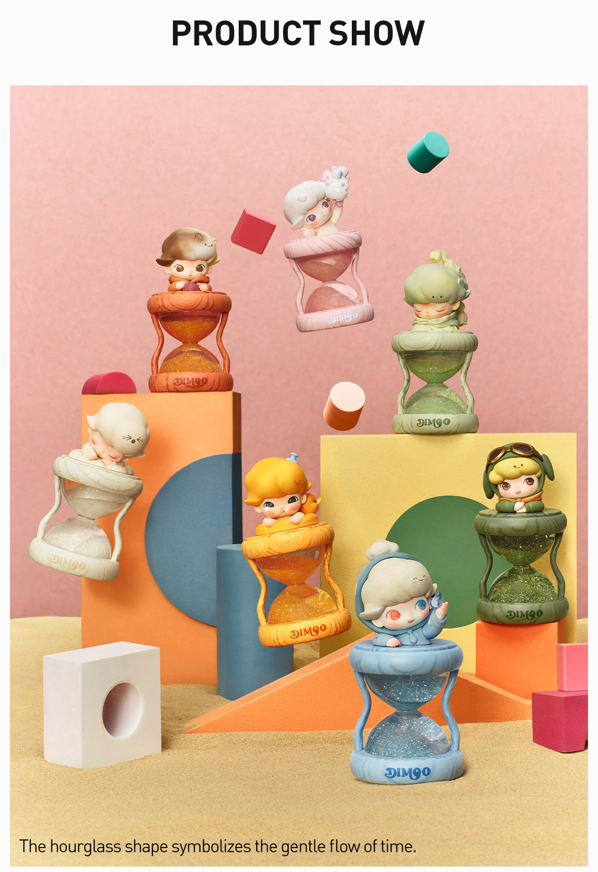 DIMOO Memories We Hold Series-Glowing Hourglass Crystal Ball Blind Box