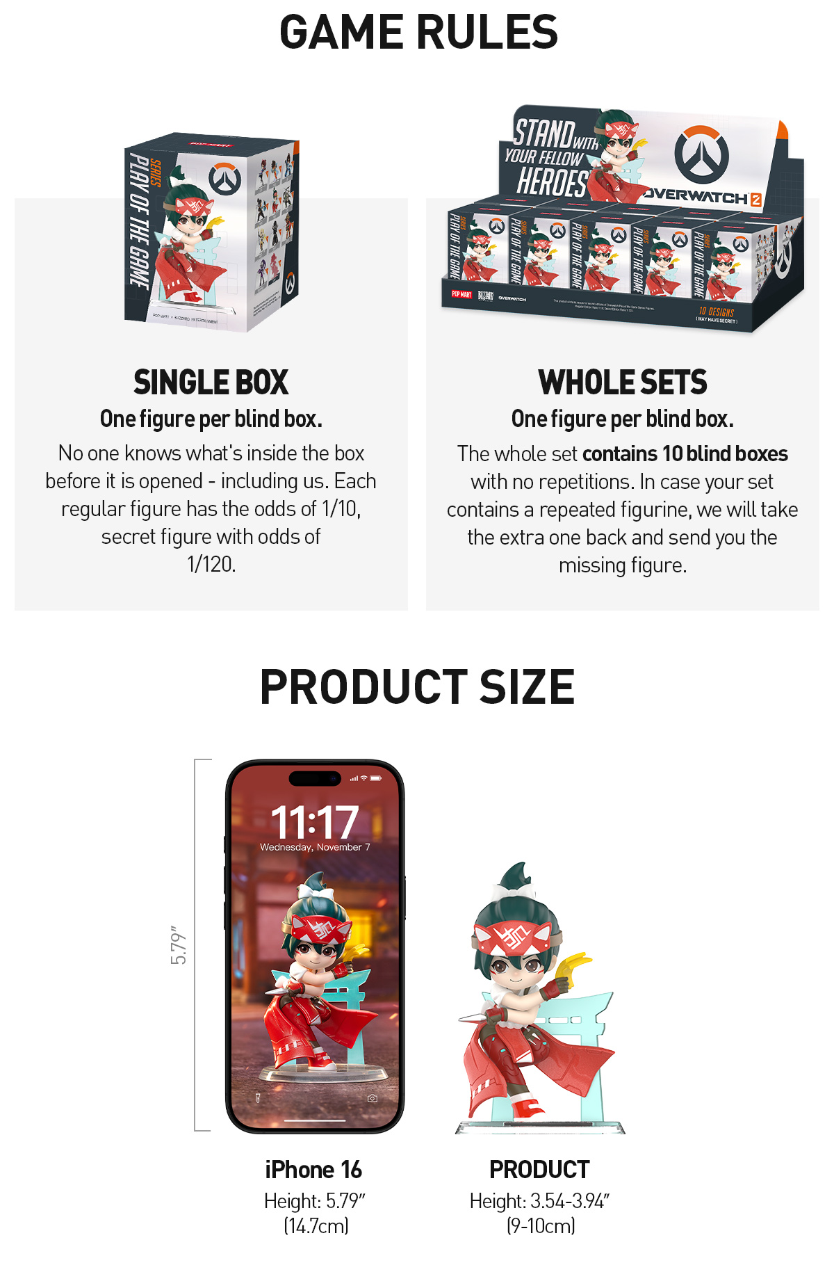 Overwatch Play of the Game Series Figures|POP MART US Official