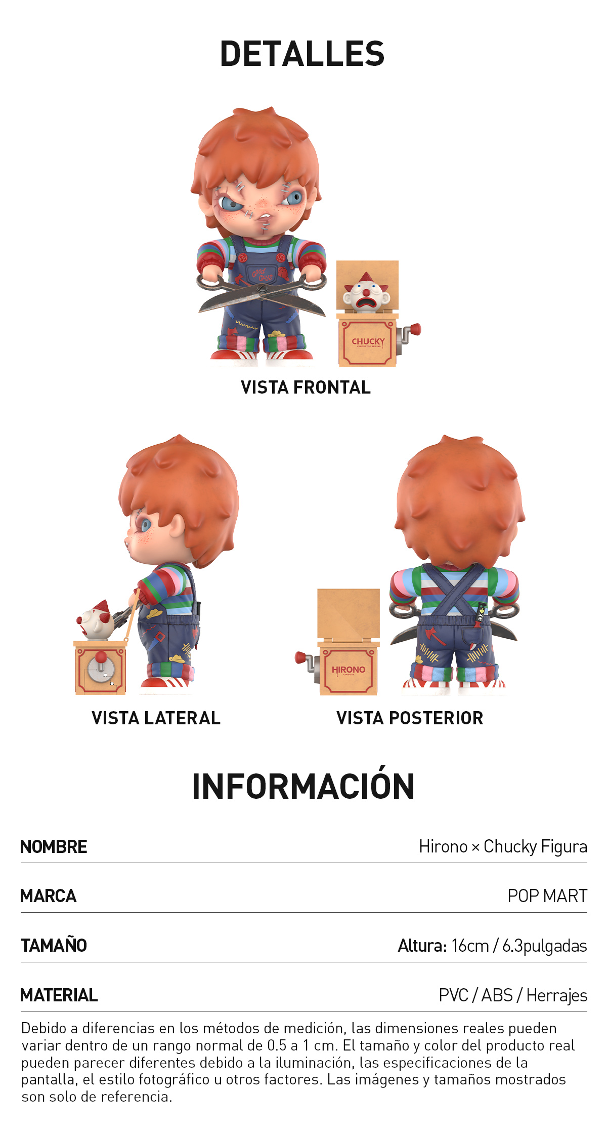 Hirono × Chucky Figura - POP MART (Mexico)
