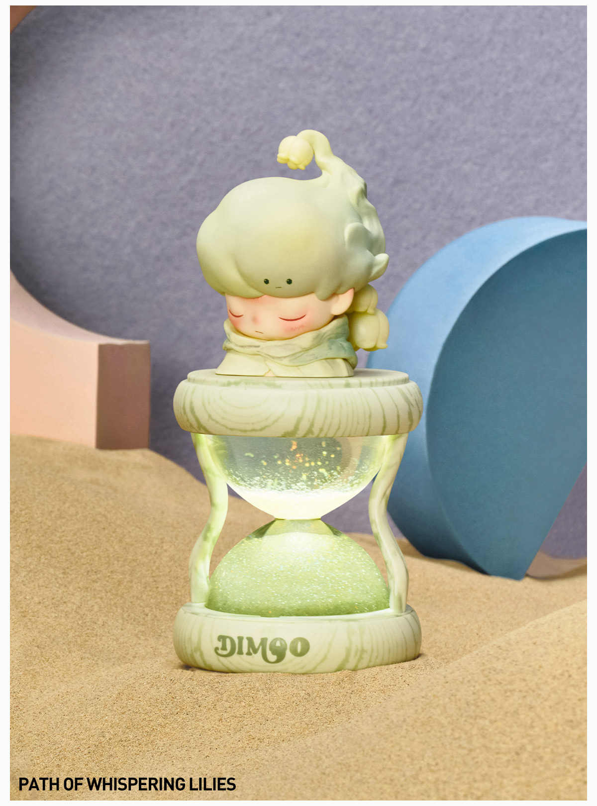 POP NOW:DIMOO Memories We Hold Series-Glowing Hourglass Crystal