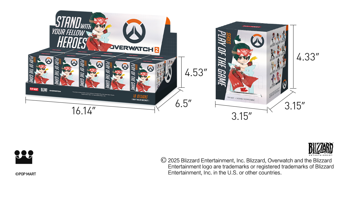 POP NOW:Overwatch Play of the Game Series Figures - POP MART