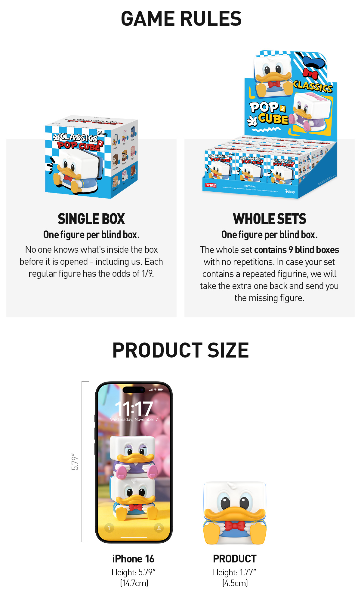 POP NOW:Disney Classics POP CUBE-2 Series Figures - POP MART