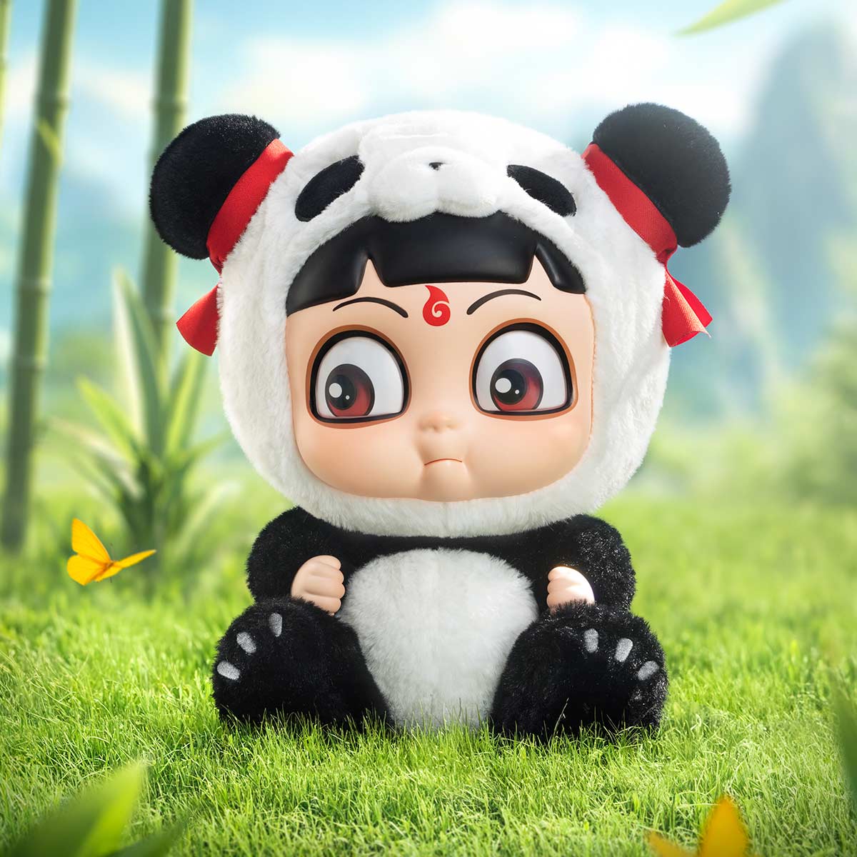 ナタ2 ぬいぐるみフィギュア NeZha2 未開封　pop mart NeZha 2 Hug Series Vinyl Plush Doll-Nezha's Panda Edition|POP MART