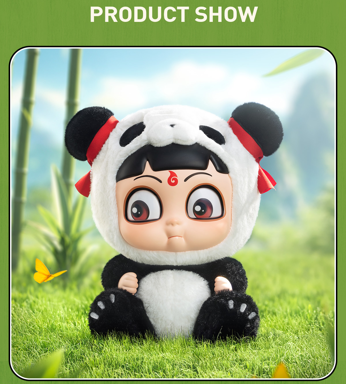 NeZha 2 Hug Series Vinyl Plush Doll-Nezha's Panda Edition - POP
