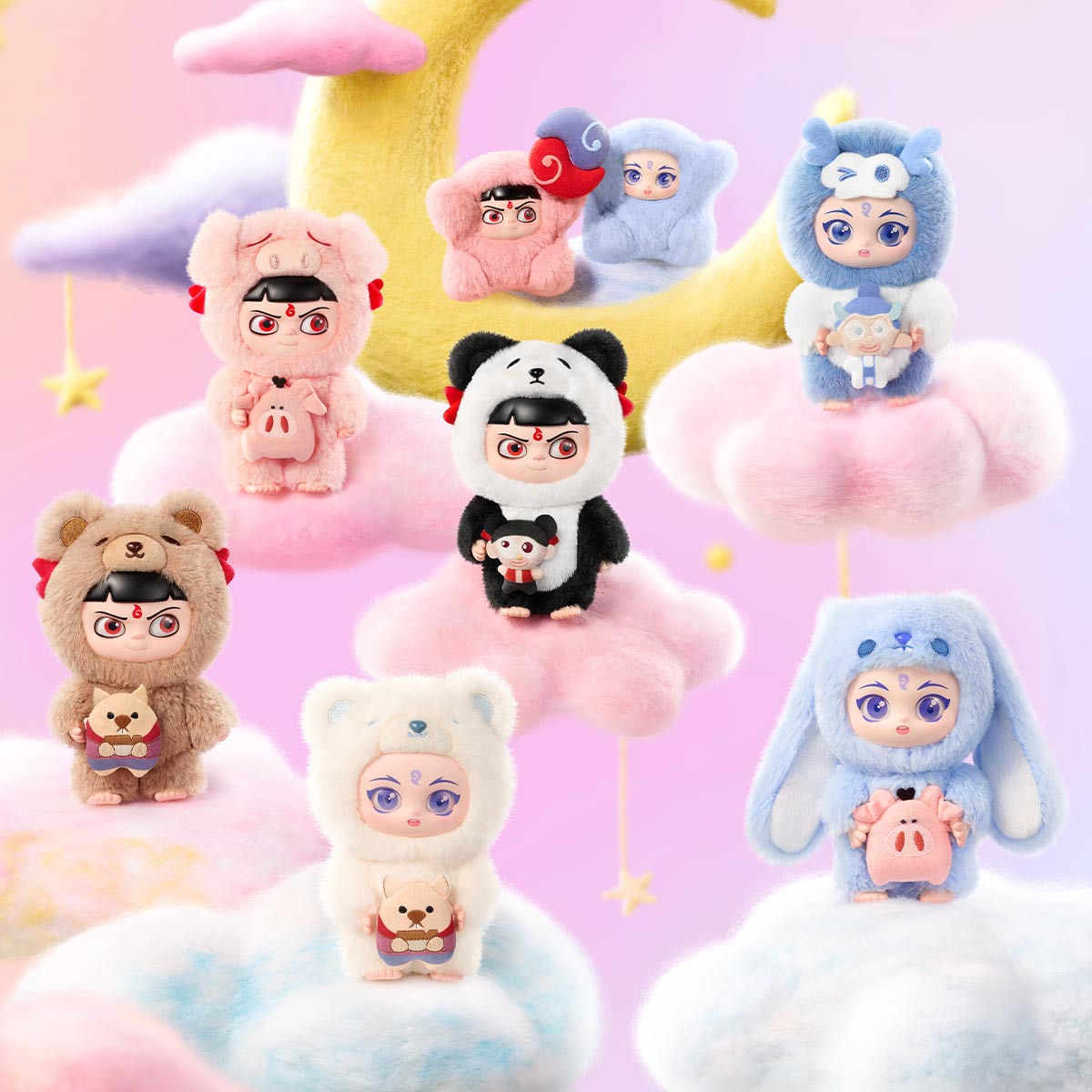 NeZha 2 Dress Up Party Series Vinyl Plush Doll Pendant - POP MART