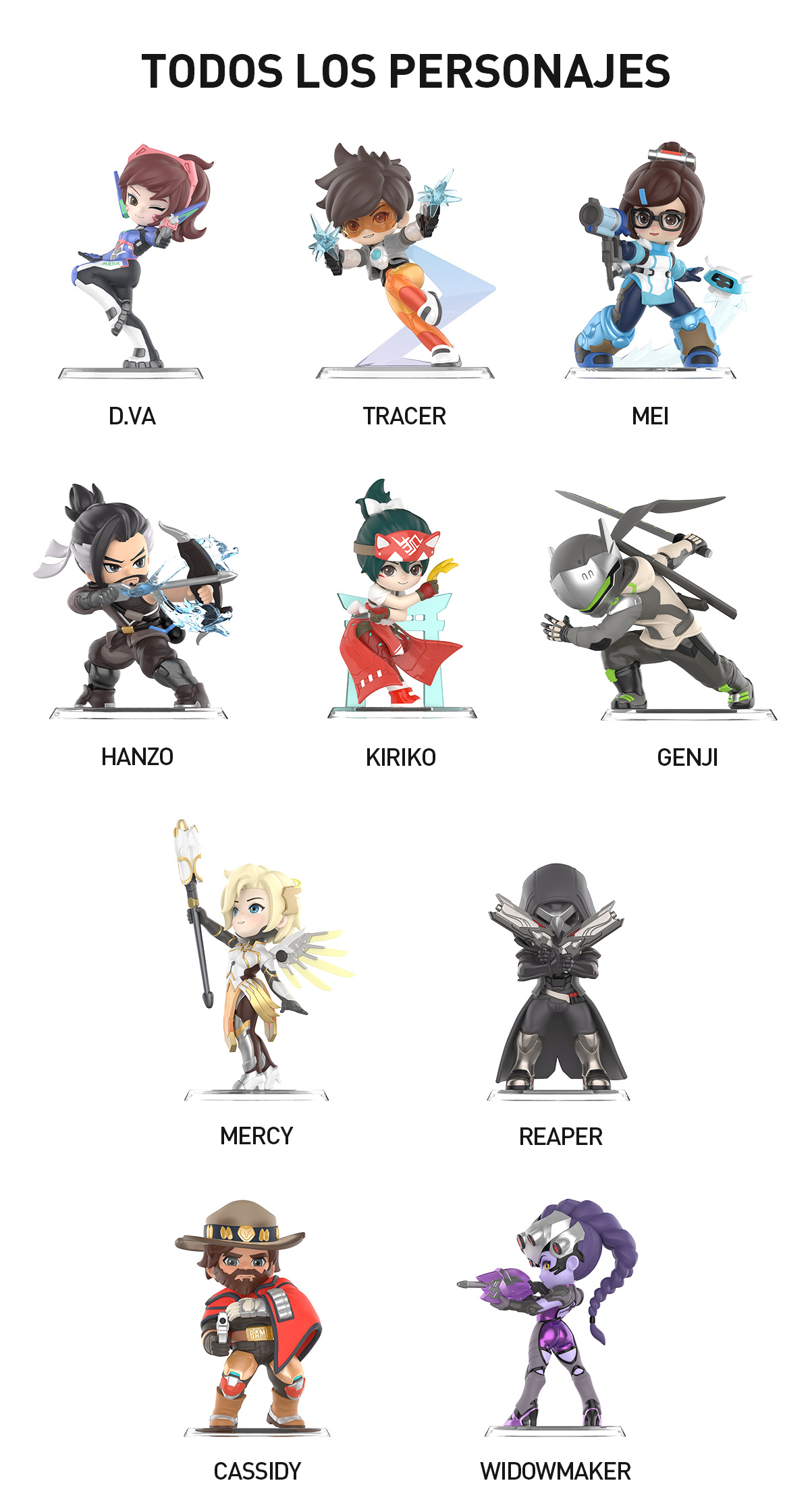 POP NOW:Overwatch Play of the Game Series Figures - POP MART (Mexico)