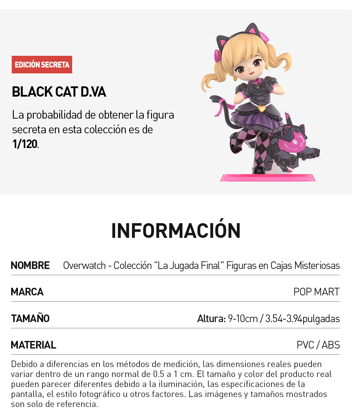 POP NOW:Overwatch Play of the Game Series Figures - POP MART (Mexico)