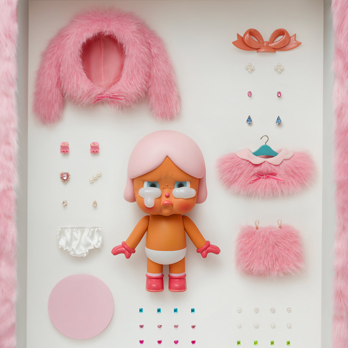 MEGA CRYBABY 400% Crying in Pink - POP MART (United States)