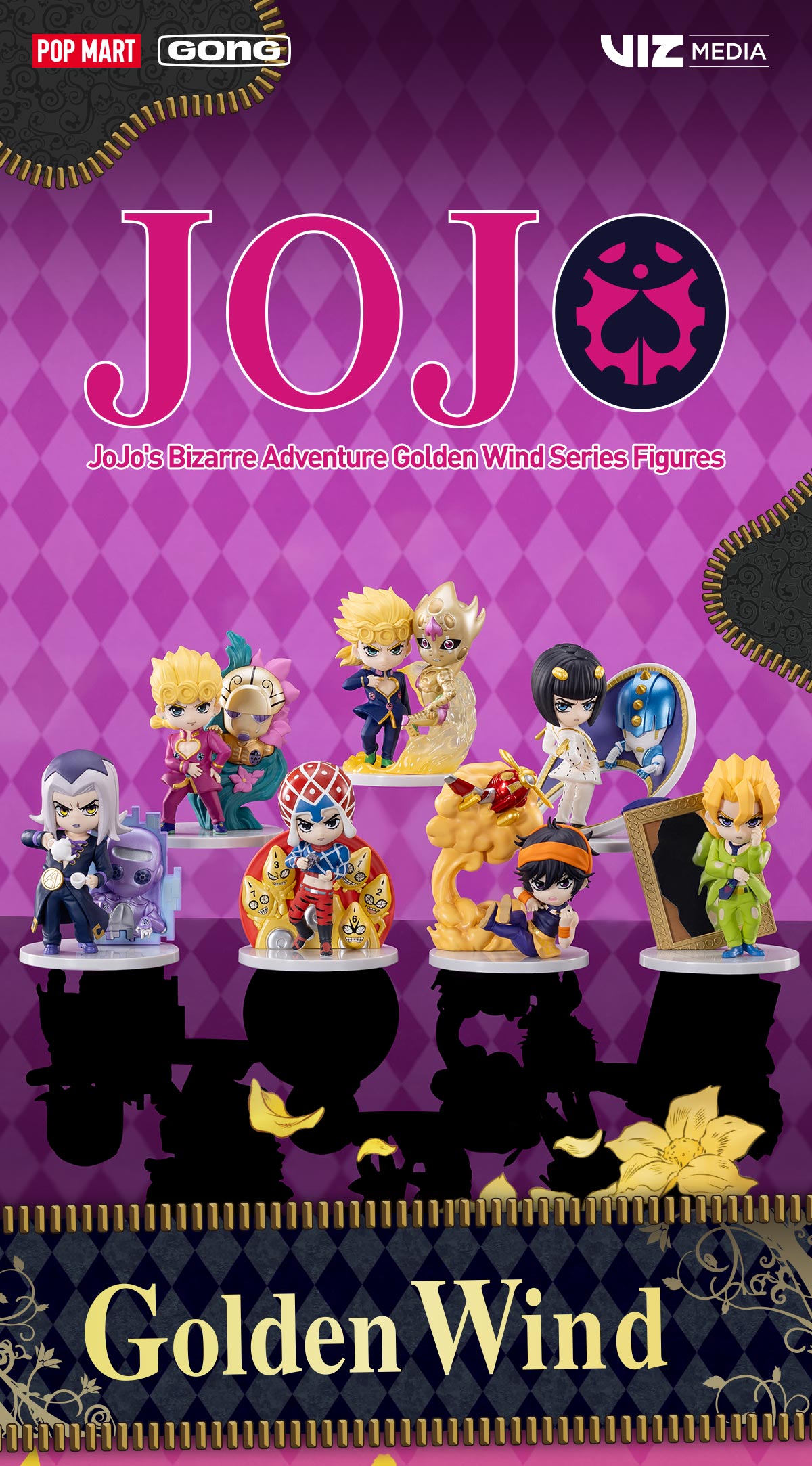 JoJo's Bizarre Adventure Golden Wind Series Figures - POP MART