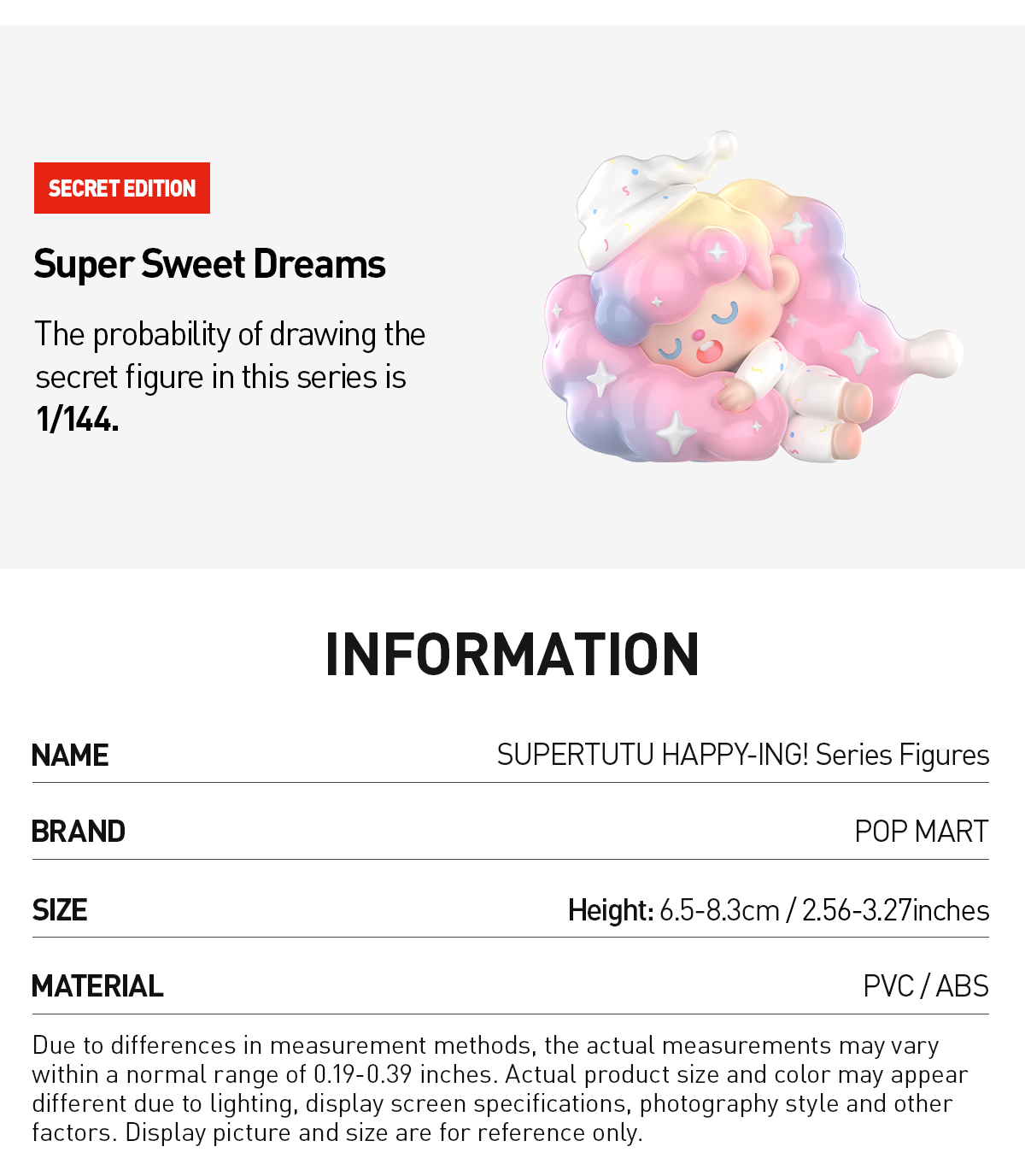 POP NOW:SUPERTUTU HAPPY-ING! Series Figures - POP MART (United States)