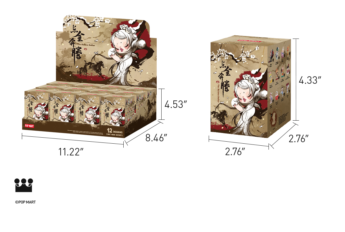 The POPMART The Golden Gallop Hi rono 2点 セット Golden Gallop