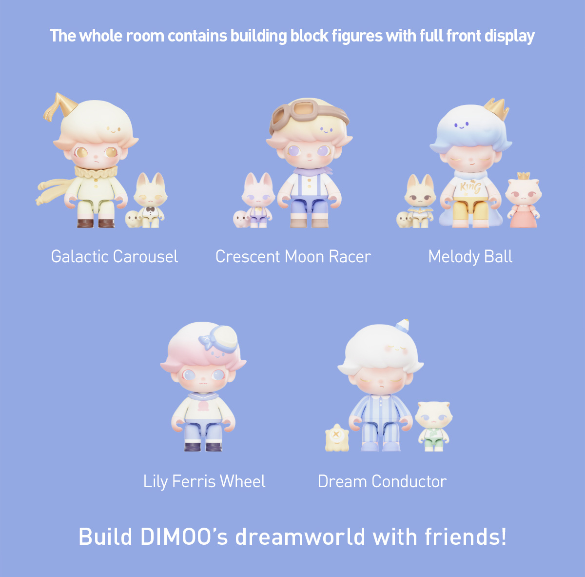 DIMOO Dream Melody Series Blocks-Lily Ferris Wheel - POP MART