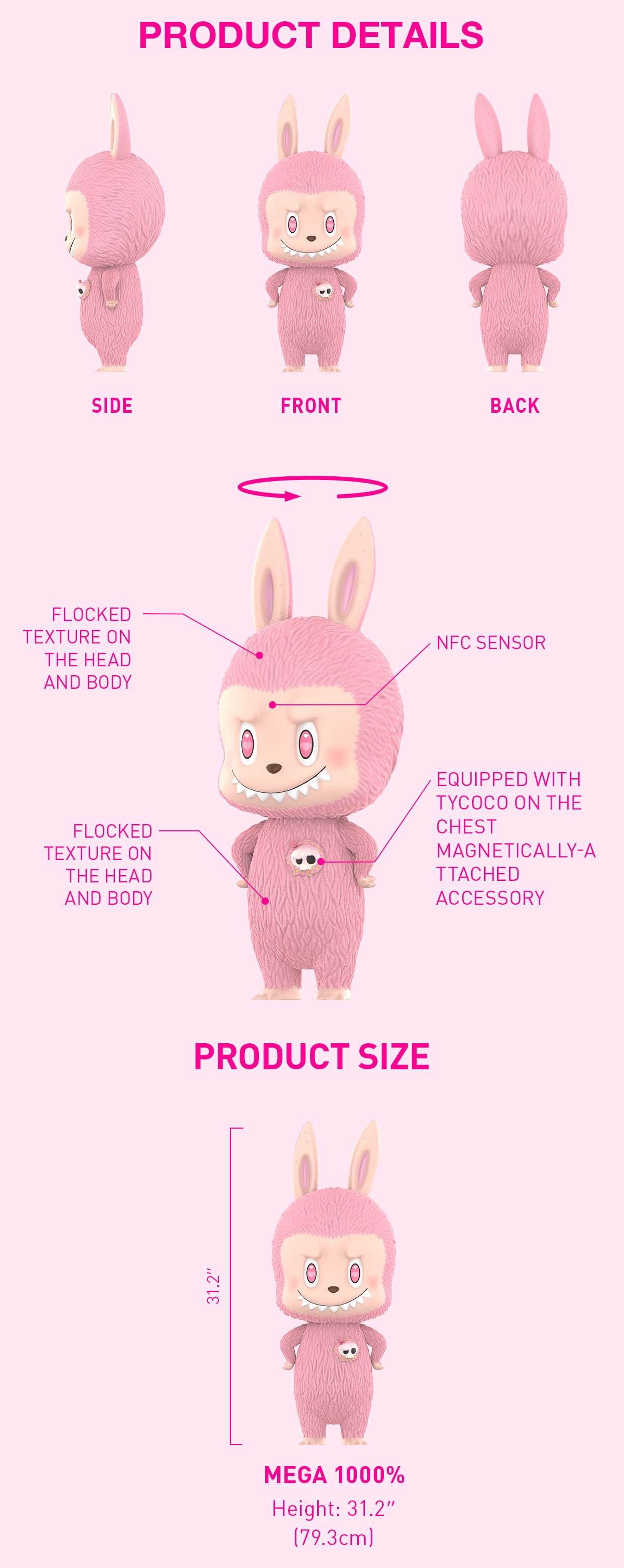 MEGA LABUBU TEC 1000% All About Us | All MEGA - POP MART (United