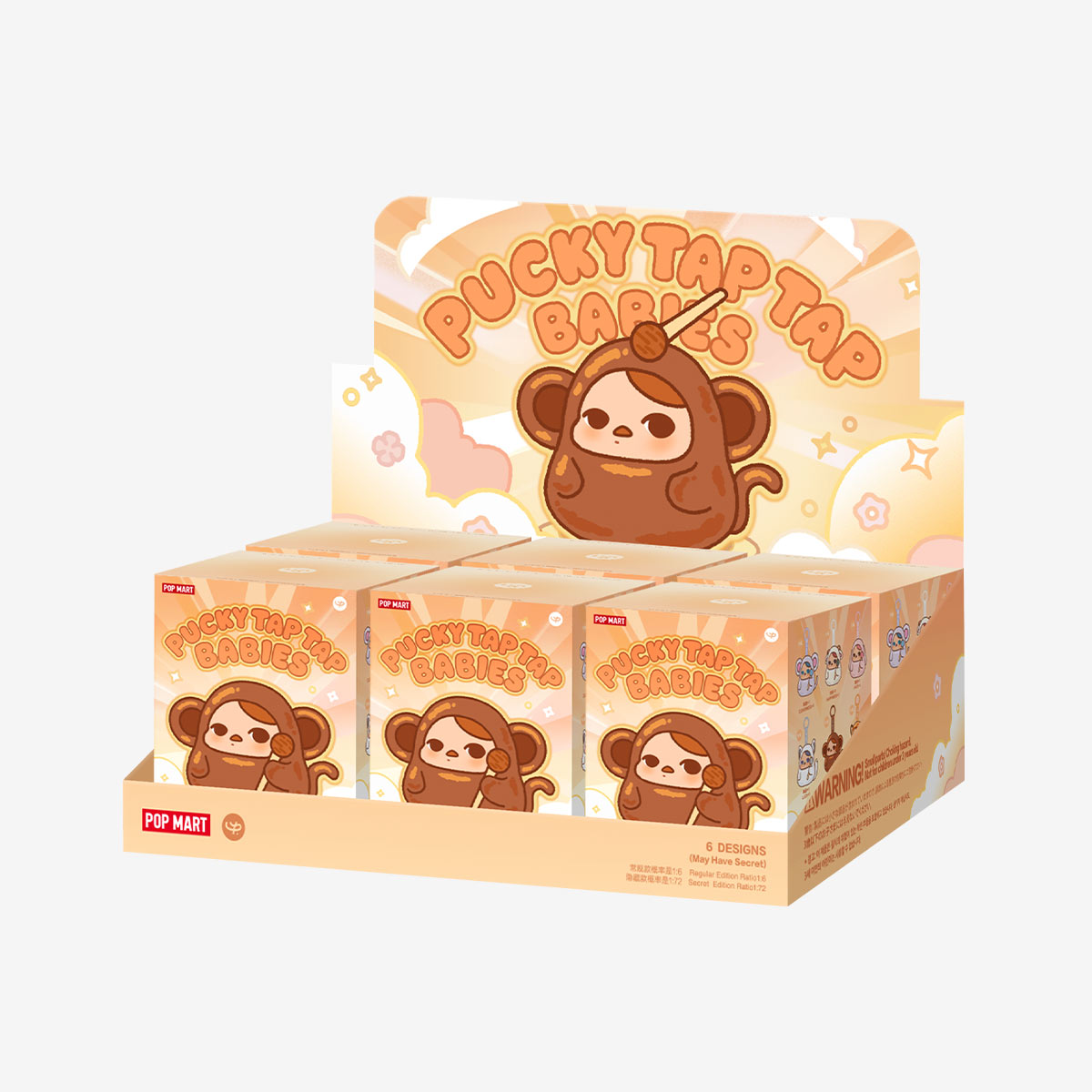 PUCKY Tap Tap Babies Series-Vinyl Plush Pendant Blind Box - POP