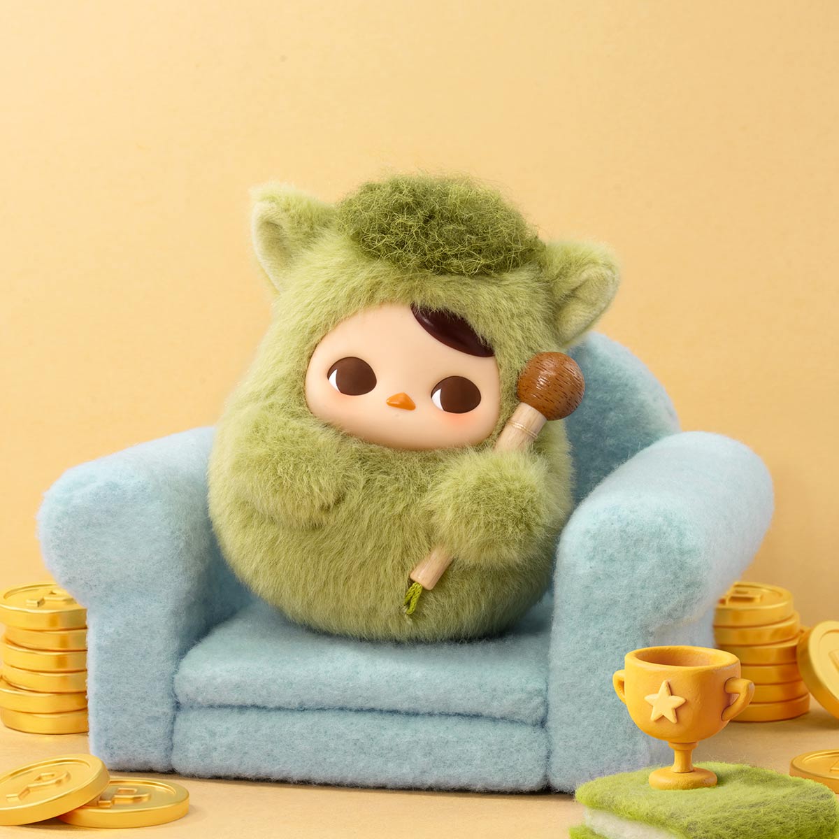 POPMART PUCKY TAP TAP Babies シークレット PUCKY Tap Tap Babies Series-Vinyl Plush Pendant Blind Box - POP