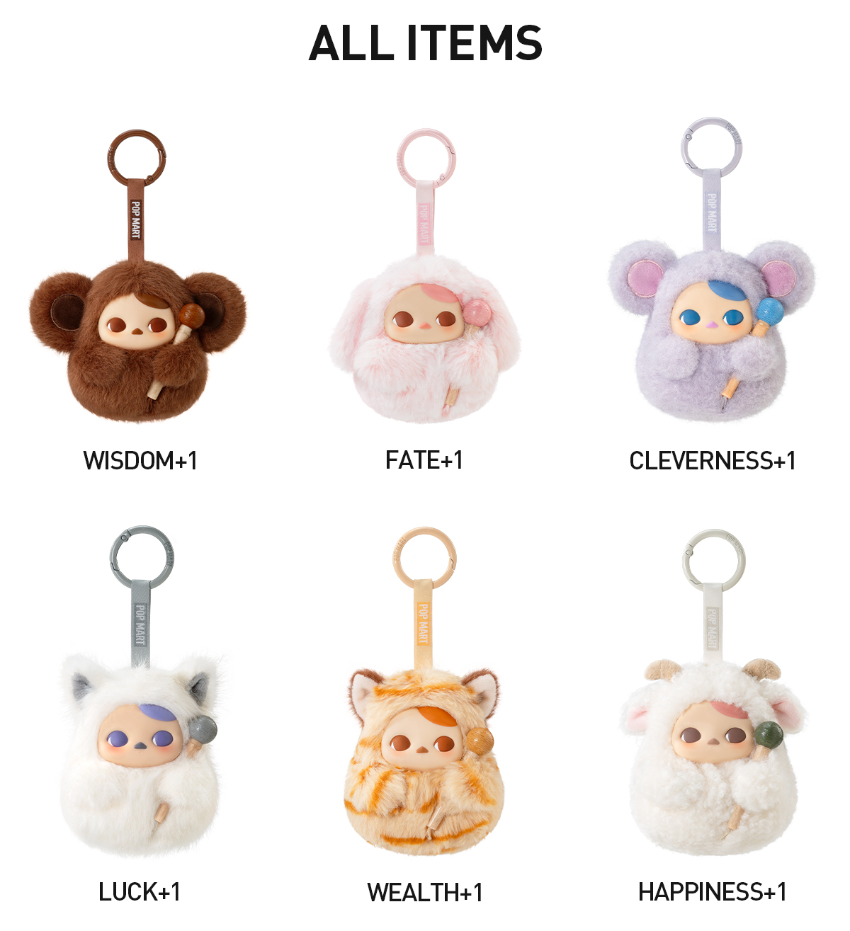POP NOW:PUCKY Tap Tap Babies Series-Vinyl Plush Pendant Blind Box