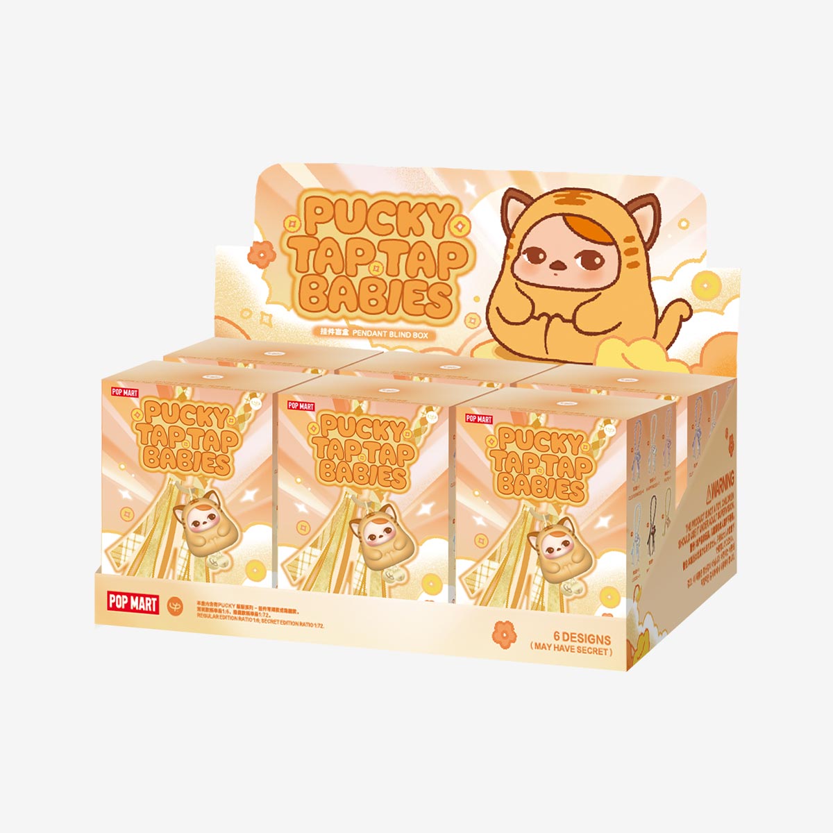 Pucky Tap Tap Babies Series-Pendant Blind Box - POP MART (United
