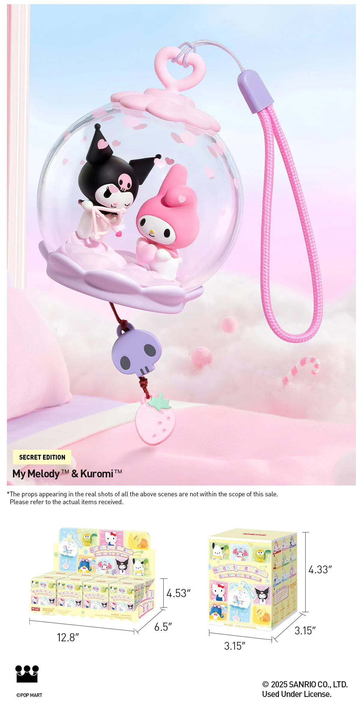 Hello Kitty and Friends Sweet Dream Bubble House Series Scene Sets
