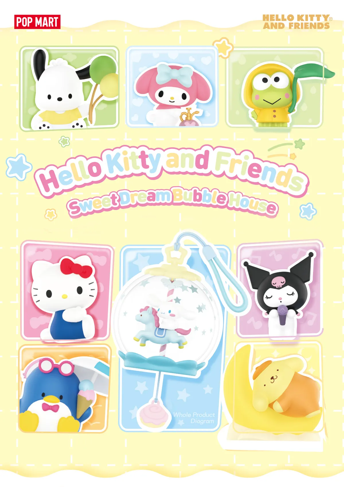 POP NOW:Hello Kitty and Friends Sweet Dream Bubble House Series