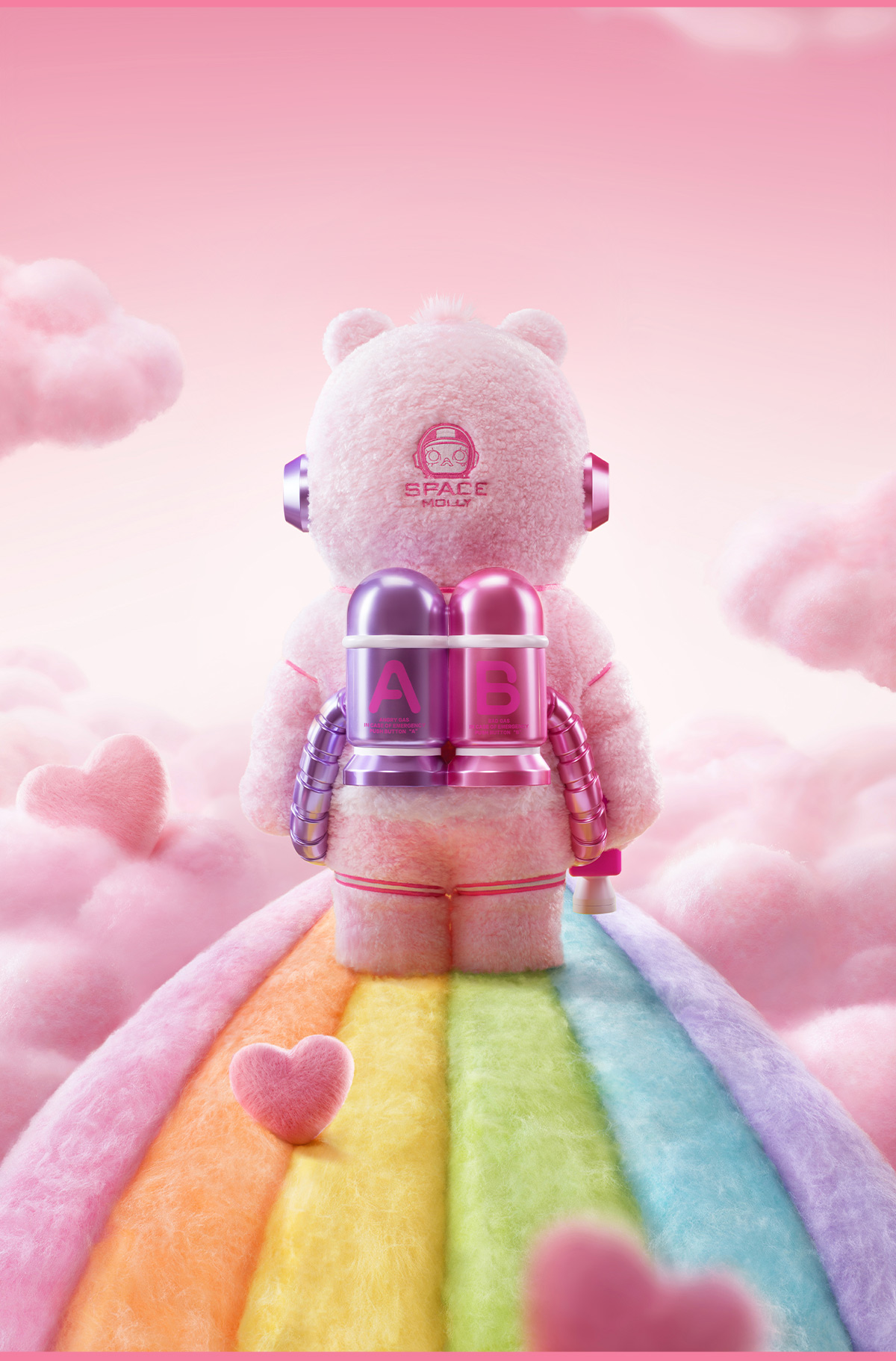 MEGA SPACE MOLLY 1000% Sweet Messages Bear - POP MART (United States)