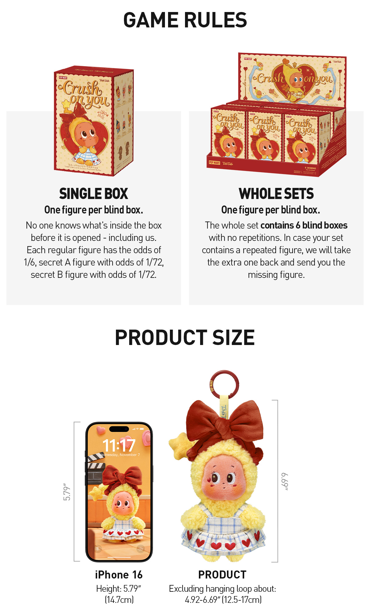 Twinkle Twinkle Crush On You Series-Plush Pendent Blind Box - POP