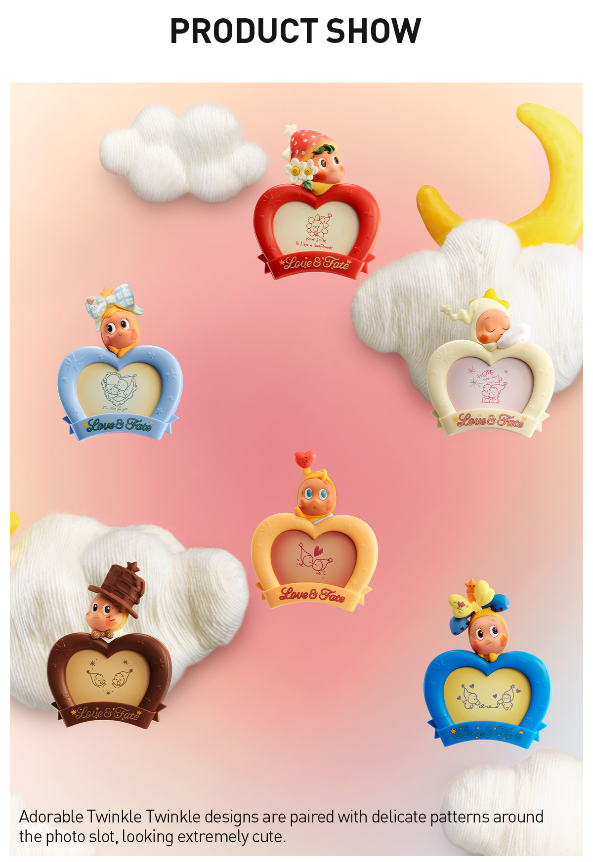 Twinkle Twinkle Crush On You Series-Photo Frame Fridge Magnet
