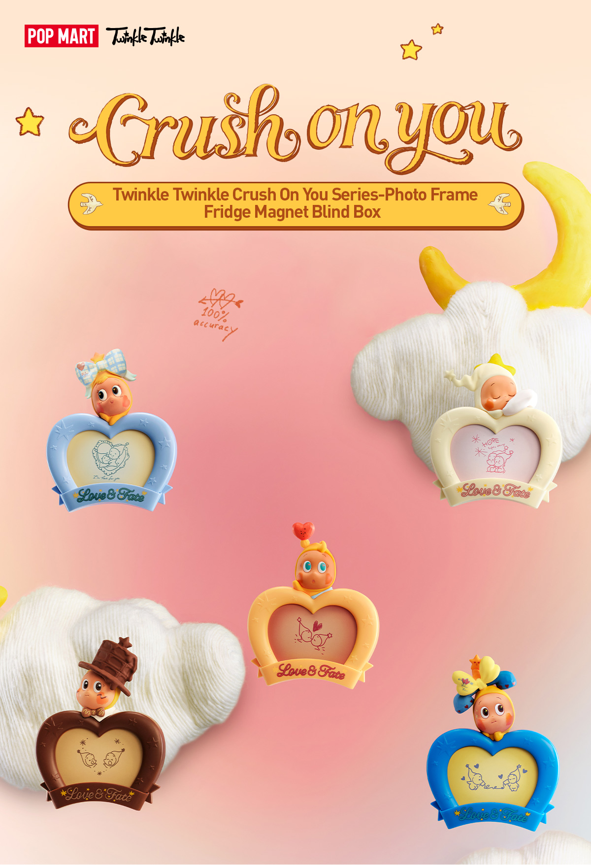 POP NOW:Twinkle Twinkle Crush On You Series-Photo Frame Fridge