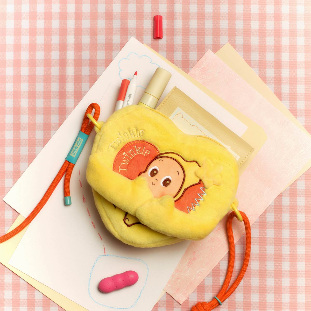 Twinkle Twinkle Crush On You Series-Hand-in-Hand Heart Bag