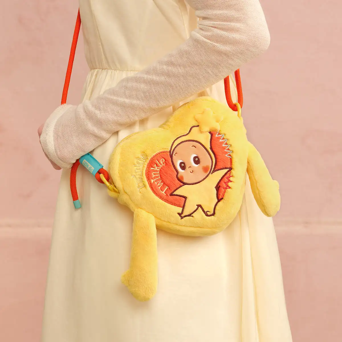 Twinkle Twinkle - Colección"Corazón Estelar"Bolso con Mano Entrelazada y Corazón