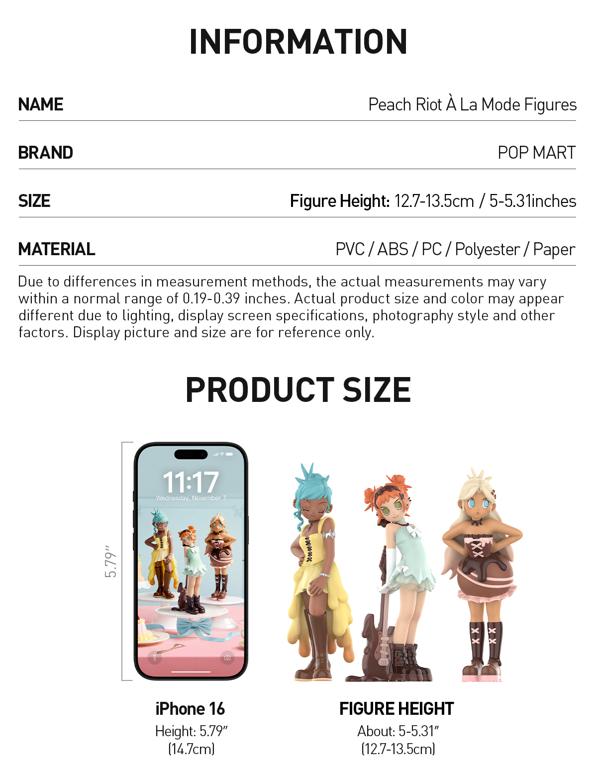 【24時間内発送】Peach Riot à La Mode フィギュア Peach Riot à la mode Figures - POP MART (United States)