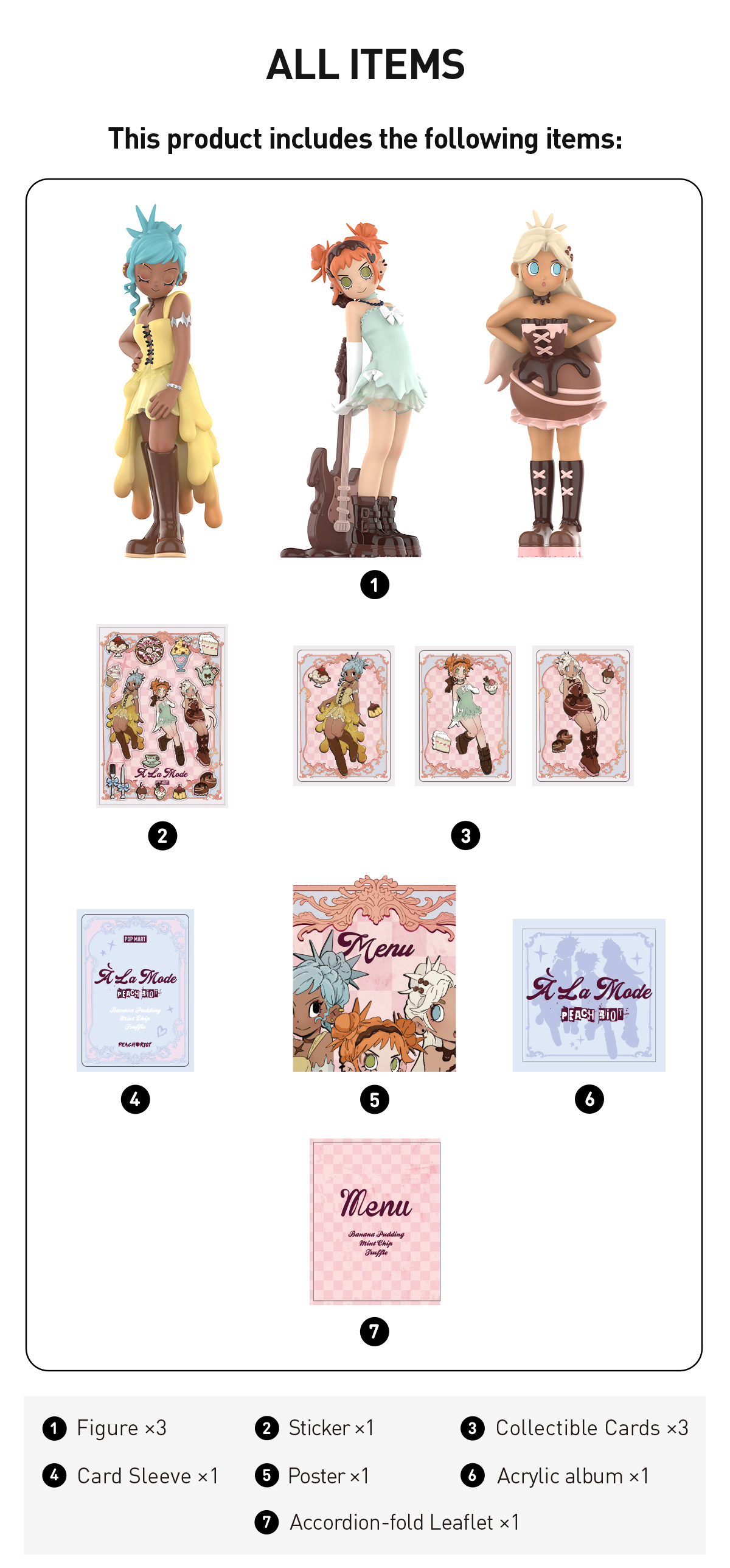Peach Riot à la mode Figures - POP MART (United States)