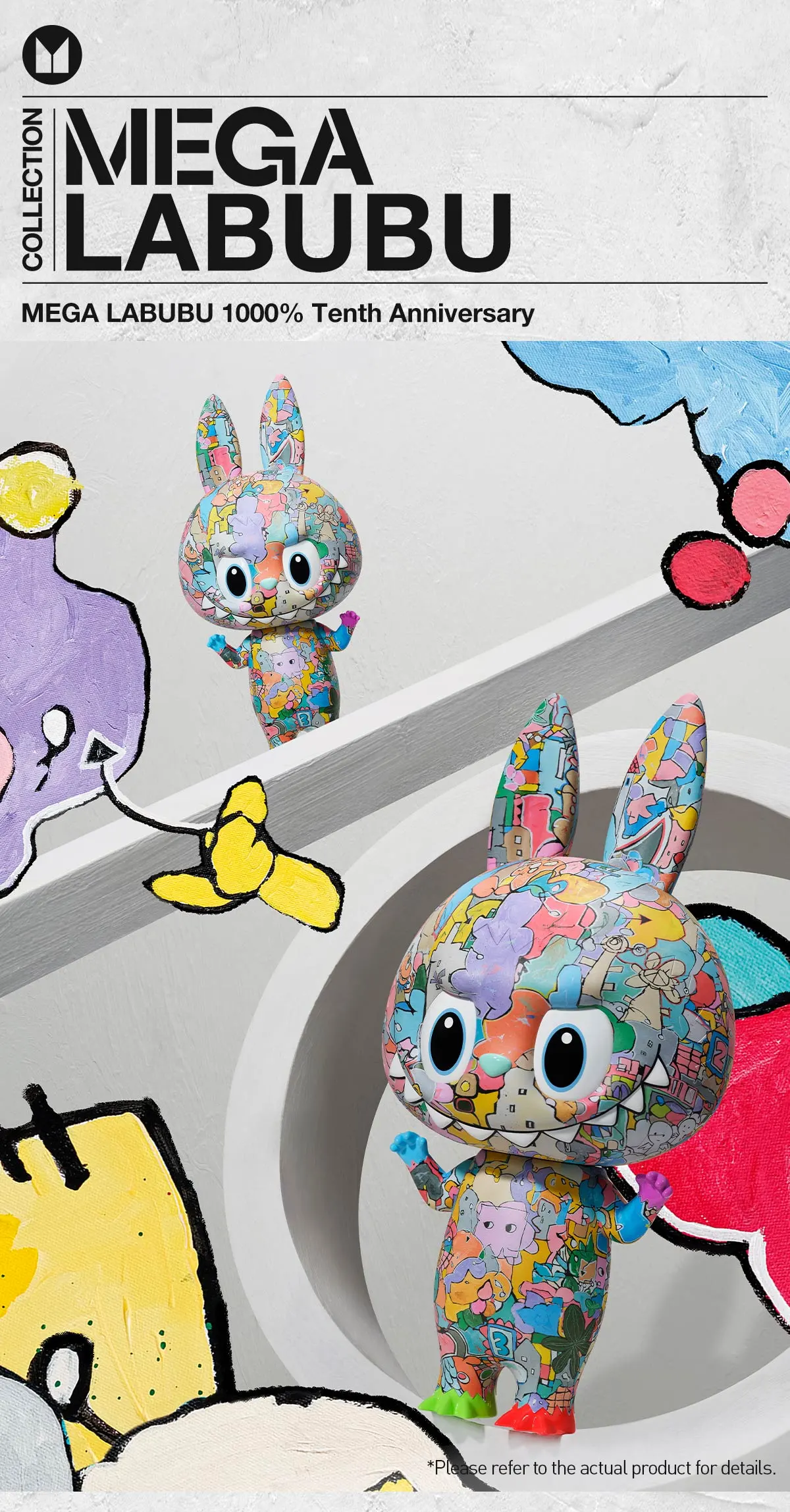 MEGA LABUBU 1000% Tenth Anniversary - POP MART (United States)