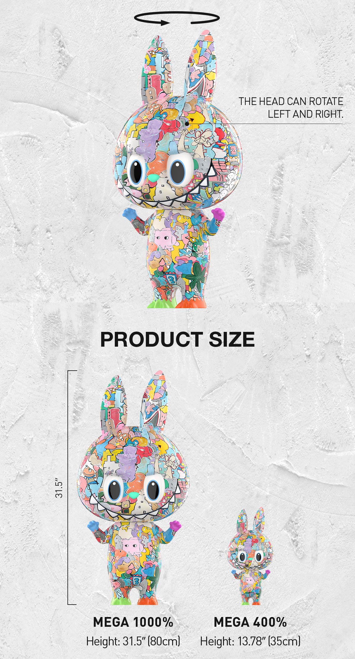 MEGA LABUBU 1000% Tenth Anniversary - POP MART (United States)