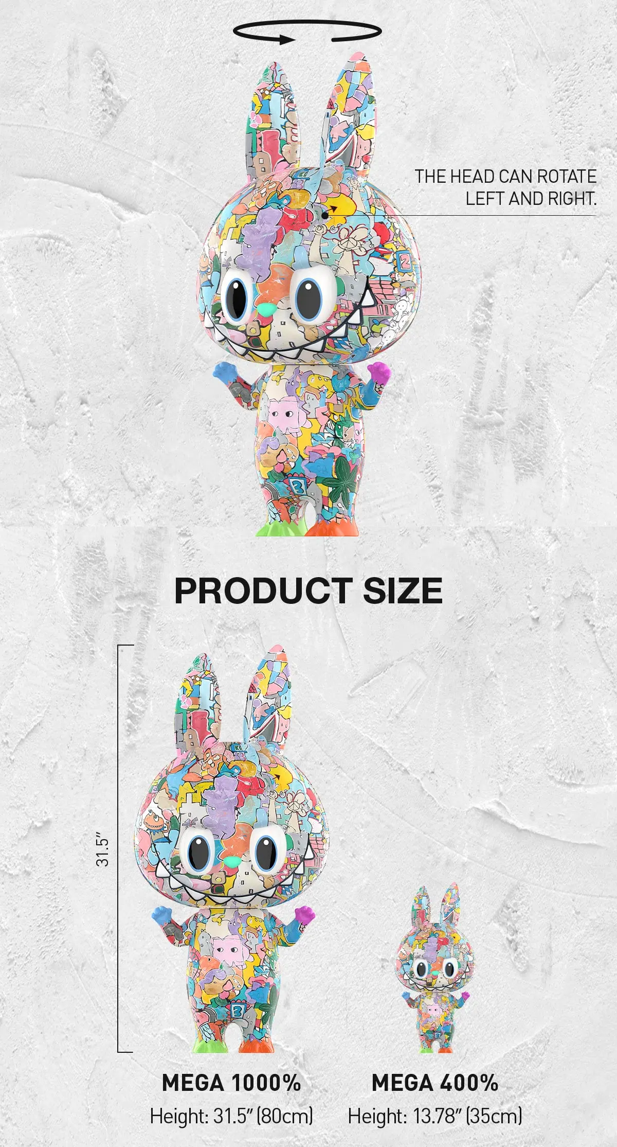 MEGA LABUBU 1000% Tenth Anniversary - POP MART (United States)