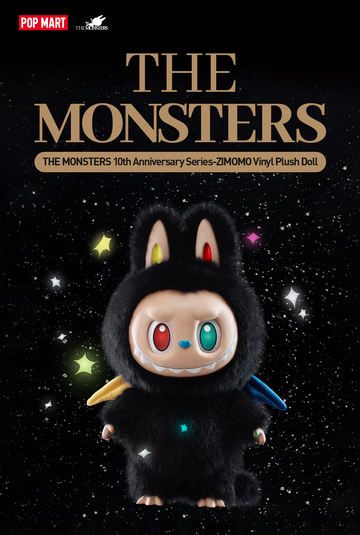 POPMART THE MONSTERS LABUBU 10周年記念展限定 THE MONSTERS 10th Anniversary ZIMOMO POP MART Labubu The Monsters