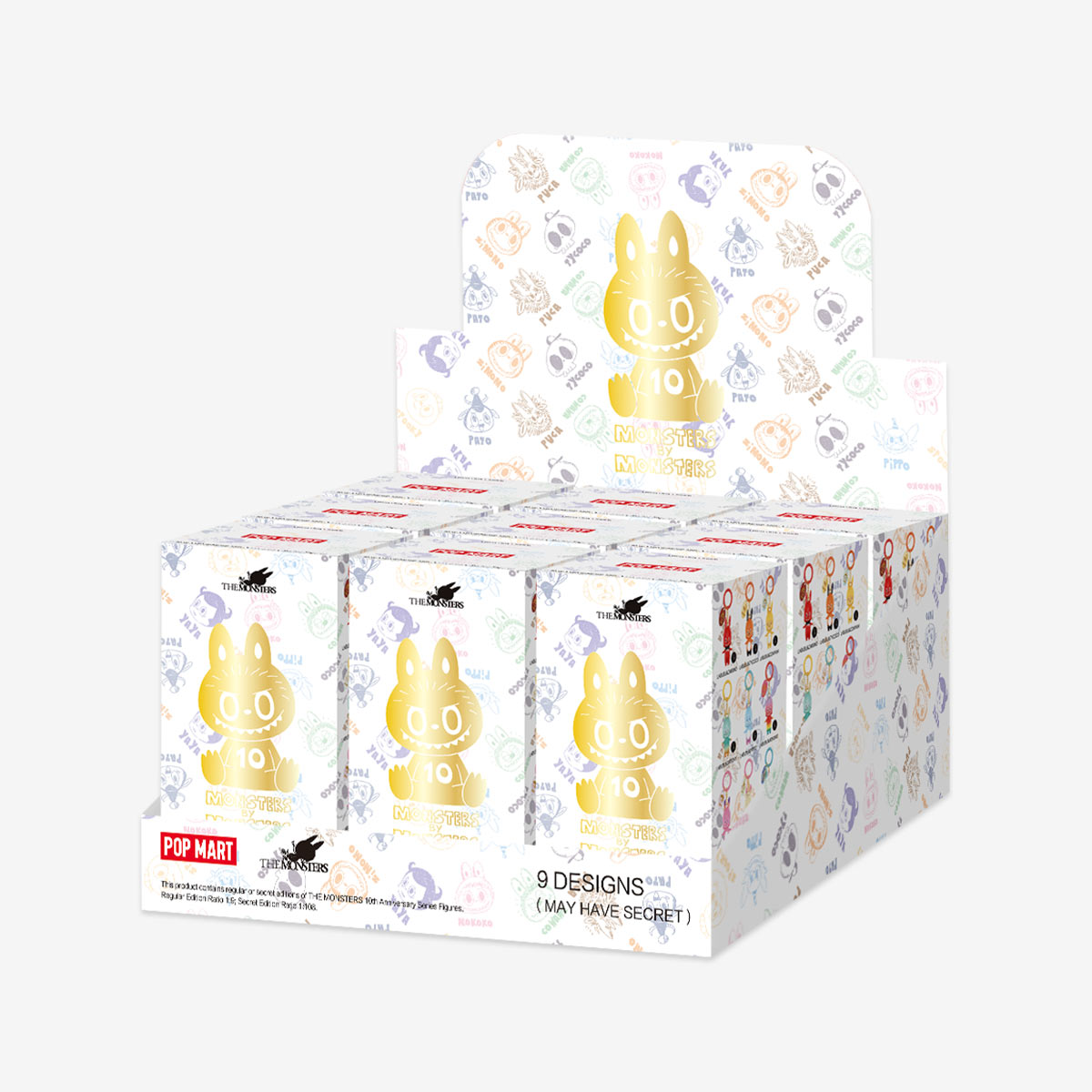 POP MART THE MONSTERS 01:00 AM 10個セット Pop Mart THE MONSTERS Labubu 1:00 A.M. Series Figures Sealed Case