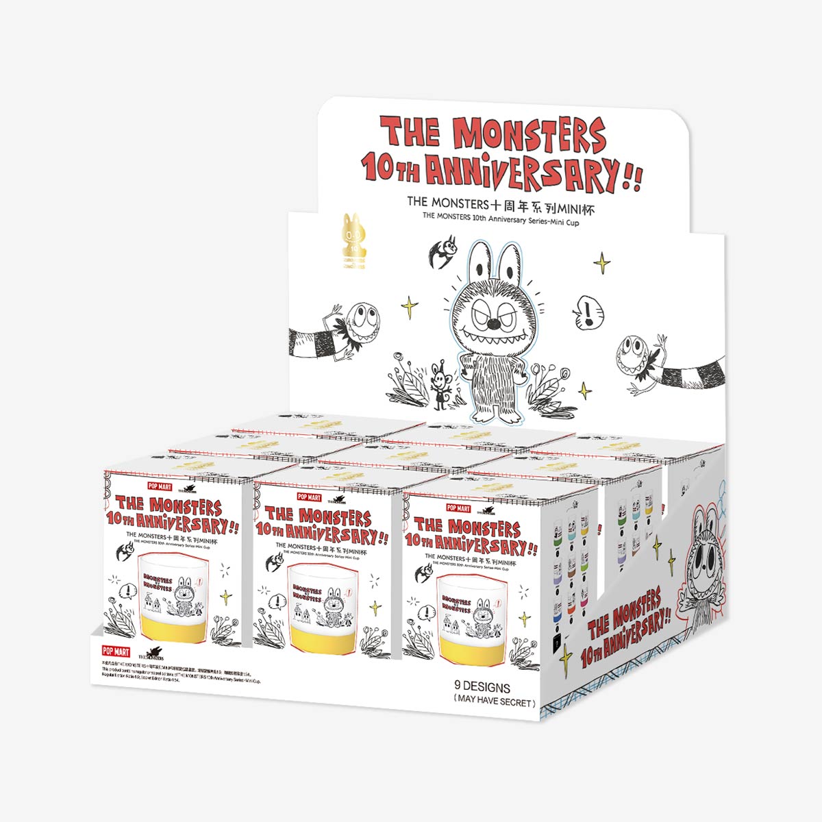 THE MONSTERS 10th Anniversary Series Mini Cup - POP MART (Canada)
