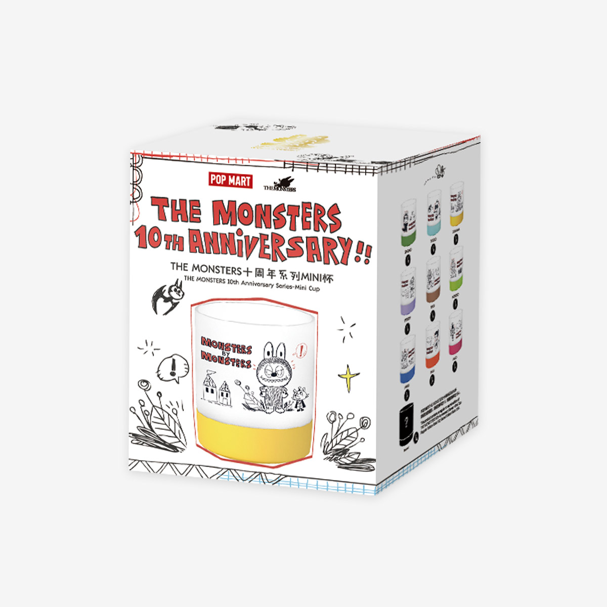 THE MONSTERS 10th Anniversary Series Mini Cup - POP MART (United