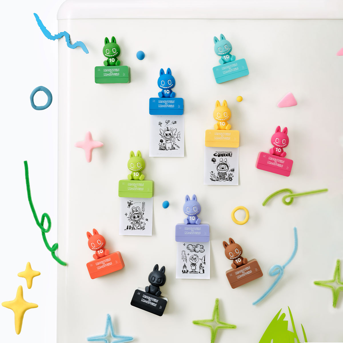 THE MONSTERS 10th Anniversary Series Fridge Magnet - POP MART